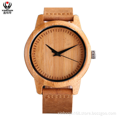 XINBOIQIN Factory Custom Men Fashion Quartz Wood Watch